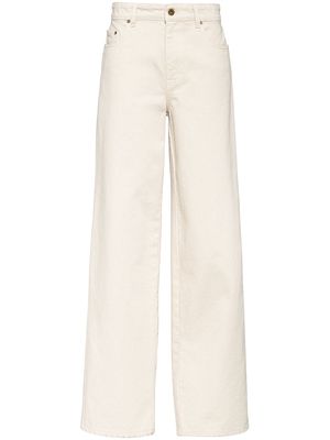 Miu Miu mid-rise wide-leg jeans - Neutrals