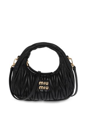 Miu Miu mini Wander matelassé shoulder bag - Black