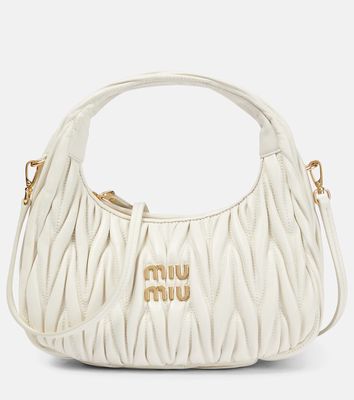 Miu Miu Miu Wander Mini matelassé leather shoulder bag