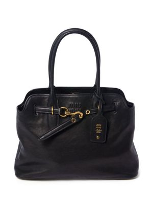 Miu Miu nappa-leather tote bag - Black