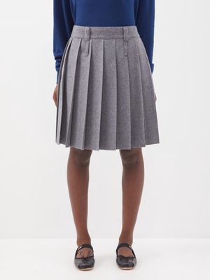 Miu Miu Bow Mini Skirt in Red Wool ref.917580 - Joli Closet
