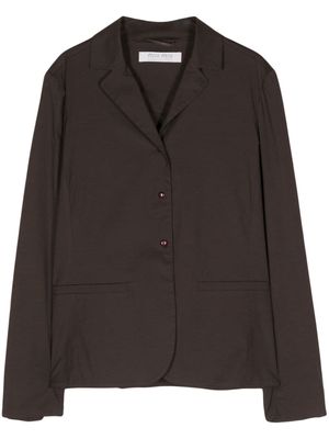 Miu Miu Pre-Owned 2000 notched-lapels poplin blazer - Brown