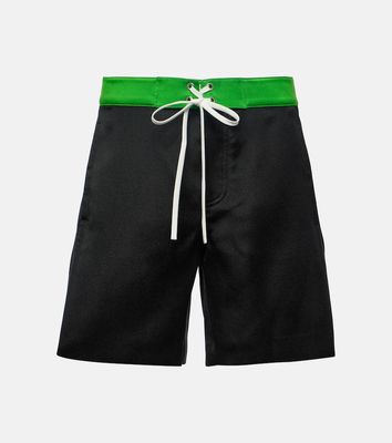 Miu Miu Satin shorts
