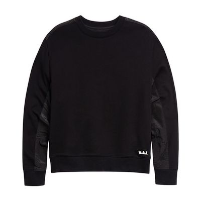 Mix Media Crewneck Sweatshirt