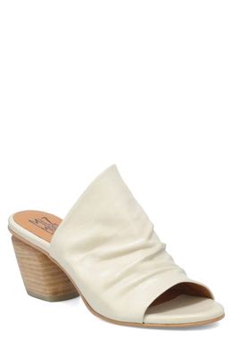 Miz Mooz Ainsley Slide Sandal in Cream Leather