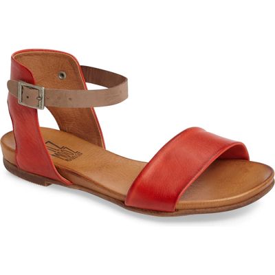 Miz Mooz Alanis Flat Sandal in Scarlet 