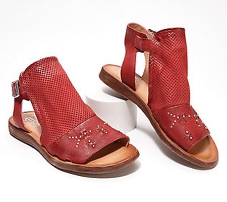 Miz Mooz Leather Ankle Strap Sandals - Fifi