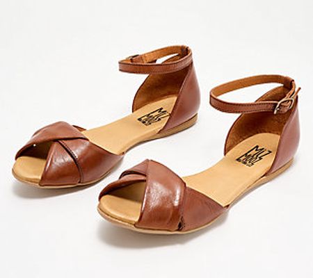 Miz Mooz Leather Ankle Strap Sandals - Kendria
