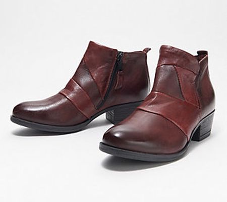 Miz Mooz Leather Cut-Out Ankle Boots - Burlington