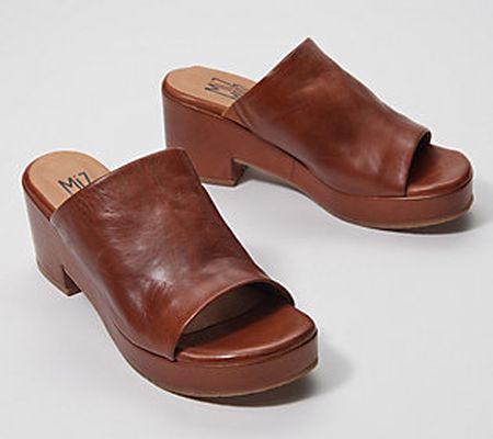 Miz Mooz Leather Heeled Sandals - Gwen