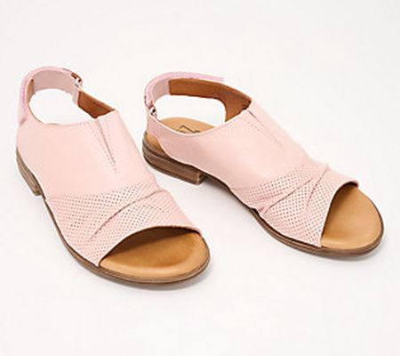 Miz Mooz Wide Width Leather Slingback Sandals - Devon