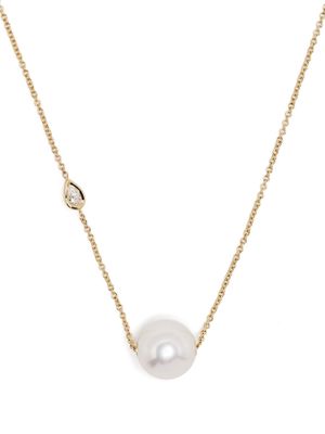 Mizuki 14kt yellow gold Sea of Beauty diamond and pearl necklace