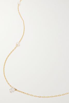 Mizuki - Sea Of Beauty 14-karat Gold, Pearl And Diamond Necklace - one size