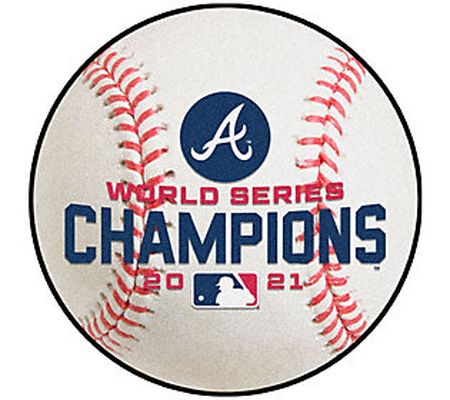 MLB Atlanta Braves 2021 World Series Champions Baseball Mat