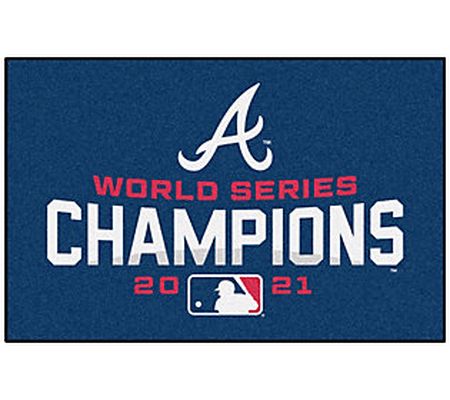 MLB Atlanta Braves 2021 World Series Champions Starter Mat