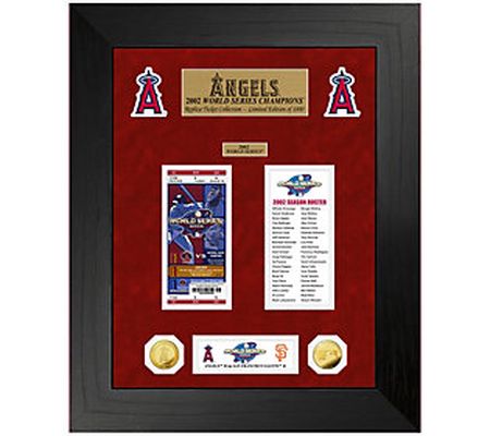 MLB WS Champs Deluxe Ticket Frame