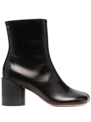 MM6 Maison Margiela Anatomic leather ankle boots - Black