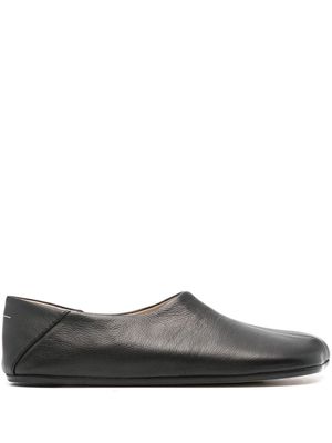 MM6 Maison Margiela Anatomic leather slippers - Black