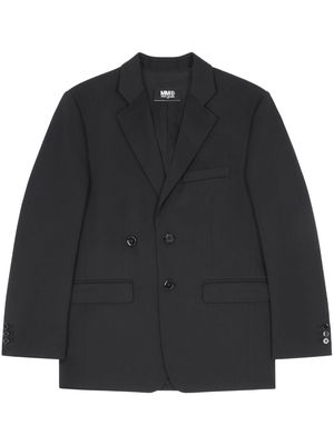 MM6 Maison Margiela asymmetric single-breasted blazer - Black