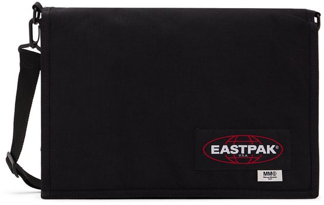 MM6 Maison Margiela Black Eastpak Edition Tri-Fold Envelope Bag