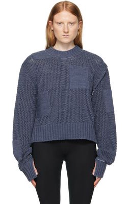 MM6 Maison Margiela Blue Knit Sweater