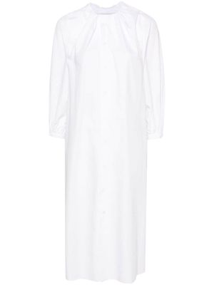 MM6 Maison Margiela cotton poplin shirt dress - White