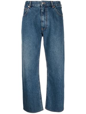 MM6 Maison Margiela cropped wide-leg jeans - Blue