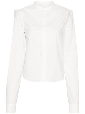 MM6 Maison Margiela cut-out cotton shirt - White