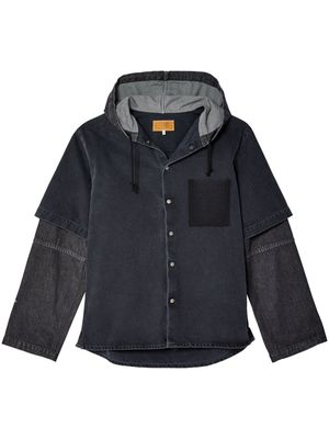 MM6 Maison Margiela denim hooded jacket - Black
