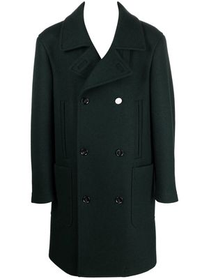 MM6 Maison Margiela double-breasted fitted coat - Green