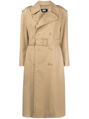 MM6 Maison Margiela double-breasted trench coat - Neutrals