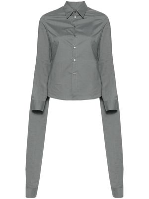 MM6 Maison Margiela double-sleeves cotton shirt - Grey