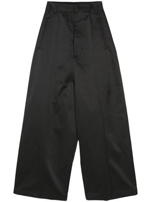 MM6 Maison Margiela drop-crotch wide-leg trousers - Black