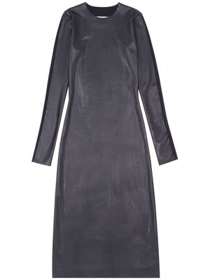 MM6 Maison Margiela faux leather midi dress - Black