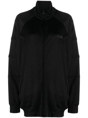 MM6 Maison Margiela high-neck zip-up sweatshirt - Black