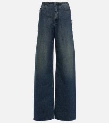 MM6 Maison Margiela High-rise wide-leg jeans