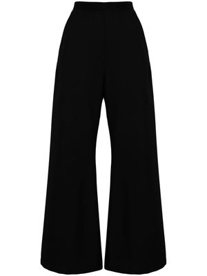 MM6 Maison Margiela high-rise wide-leg trousers - Black
