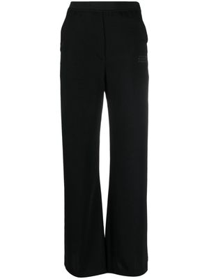 MM6 Maison Margiela high-waist flared trousers - Black