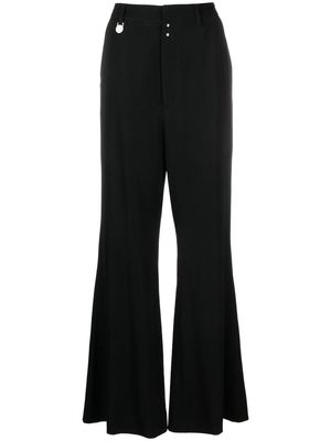 MM6 Maison Margiela high-waisted flared trousers - Black