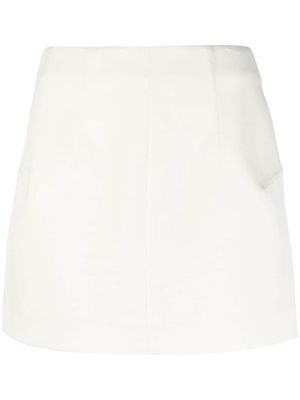 MM6 Maison Margiela high-waisted miniskirt - White
