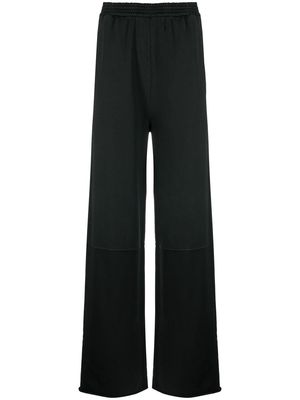 MM6 Maison Margiela high-waisted wide-leg track pants - Black