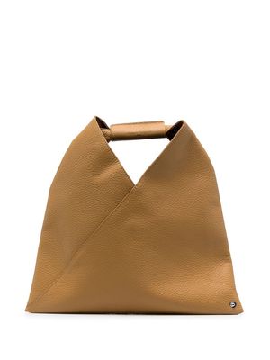 MM6 Maison Margiela Japanese leather tote bag - Brown