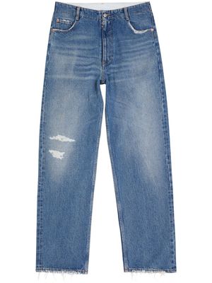 MM6 Maison Margiela keyring-detail straight-leg jeans - Blue