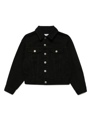 MM6 Maison Margiela Kids cotton denim jacket - Black