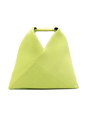 MM6 Maison Margiela Kids Japanese triangle mini bag - Green