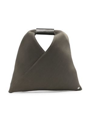 MM6 Maison Margiela Kids Japanese triangle mini bag - Grey