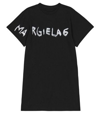 MM6 Maison Margiela Kids Logo cotton jersey dress