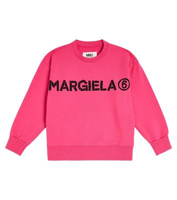 MM6 Maison Margiela Kids Logo cotton sweatshirt