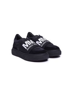 MM6 Maison Margiela Kids logo-print sneakers - Black