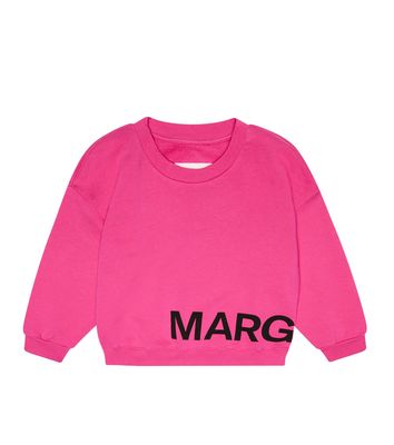 MM6 Maison Margiela Kids Logo-printed cotton sweatshirt